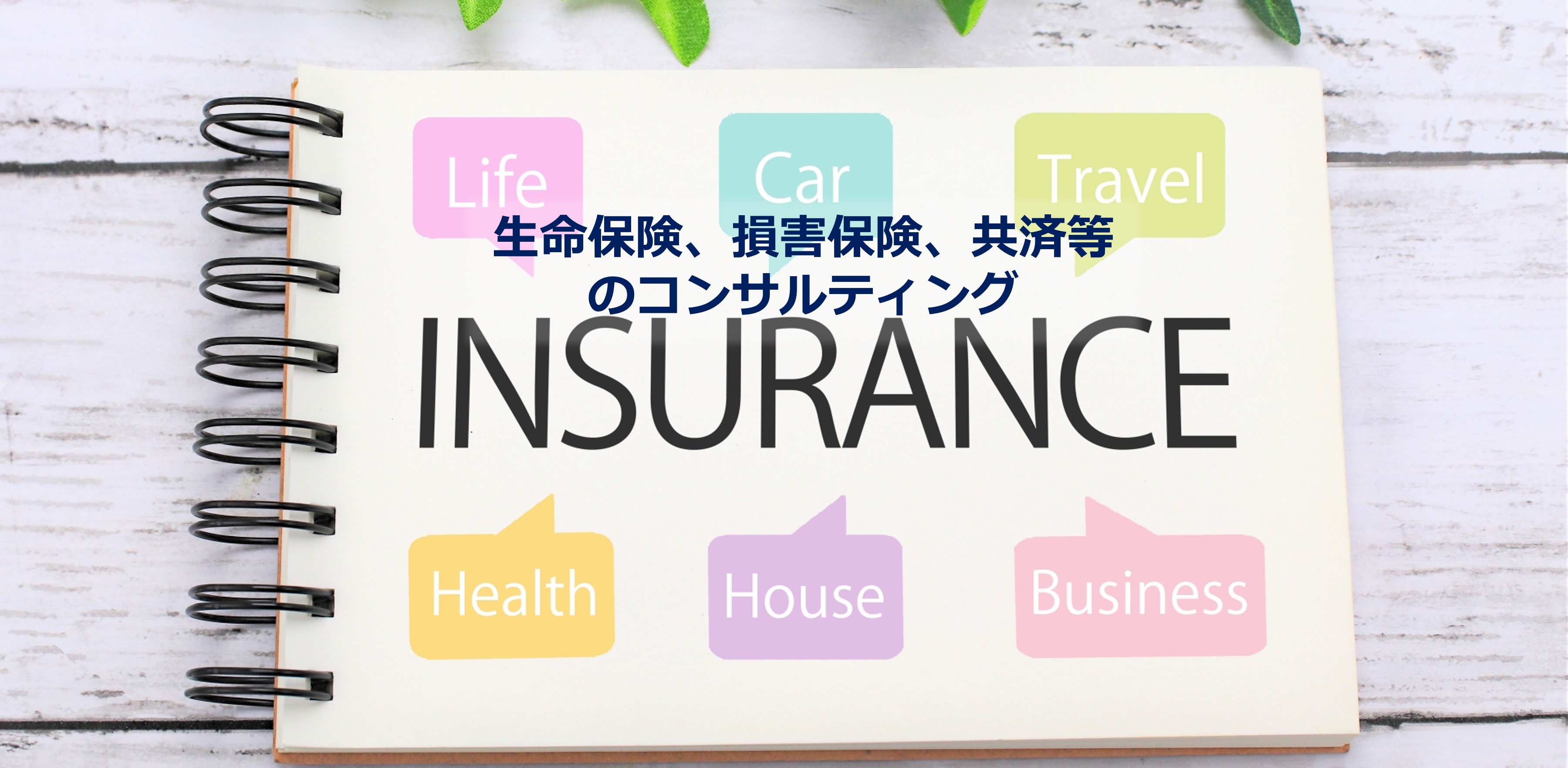 生命保険、損害保険、共済等のコンサルティング